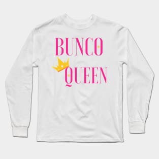 Bunco Queen Dice Game Night Funny Shirt Hoodie Sweatshirt Mask Long Sleeve T-Shirt